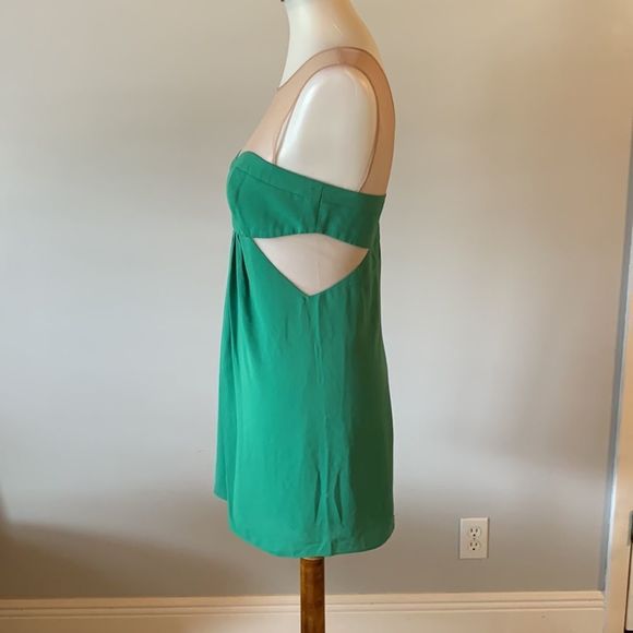 BCBGMaxAzria Green Mini Dress - Picture 3 of 5